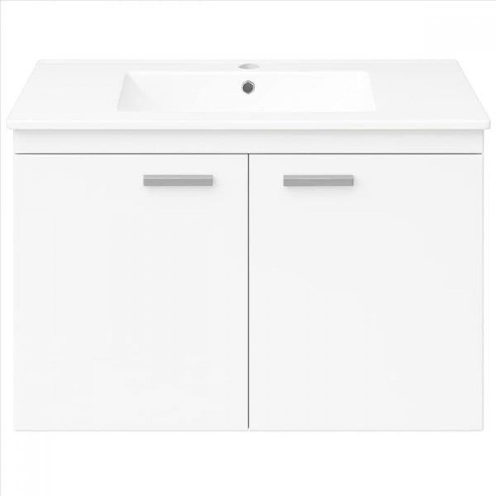 IX ΒΑΣΗ ΝΙΠΤΗΡΑ EMILY 60CM ΛΑΚΑ ΛΕΥΚΗ ΓΥΑΛΙΣΤΕΡΗ 1025-9263-9102
