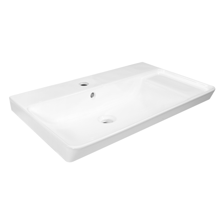 Νιπτήρας Sensea Easy ορθογώνιος λευκός μήκους 71.2cmGG9807