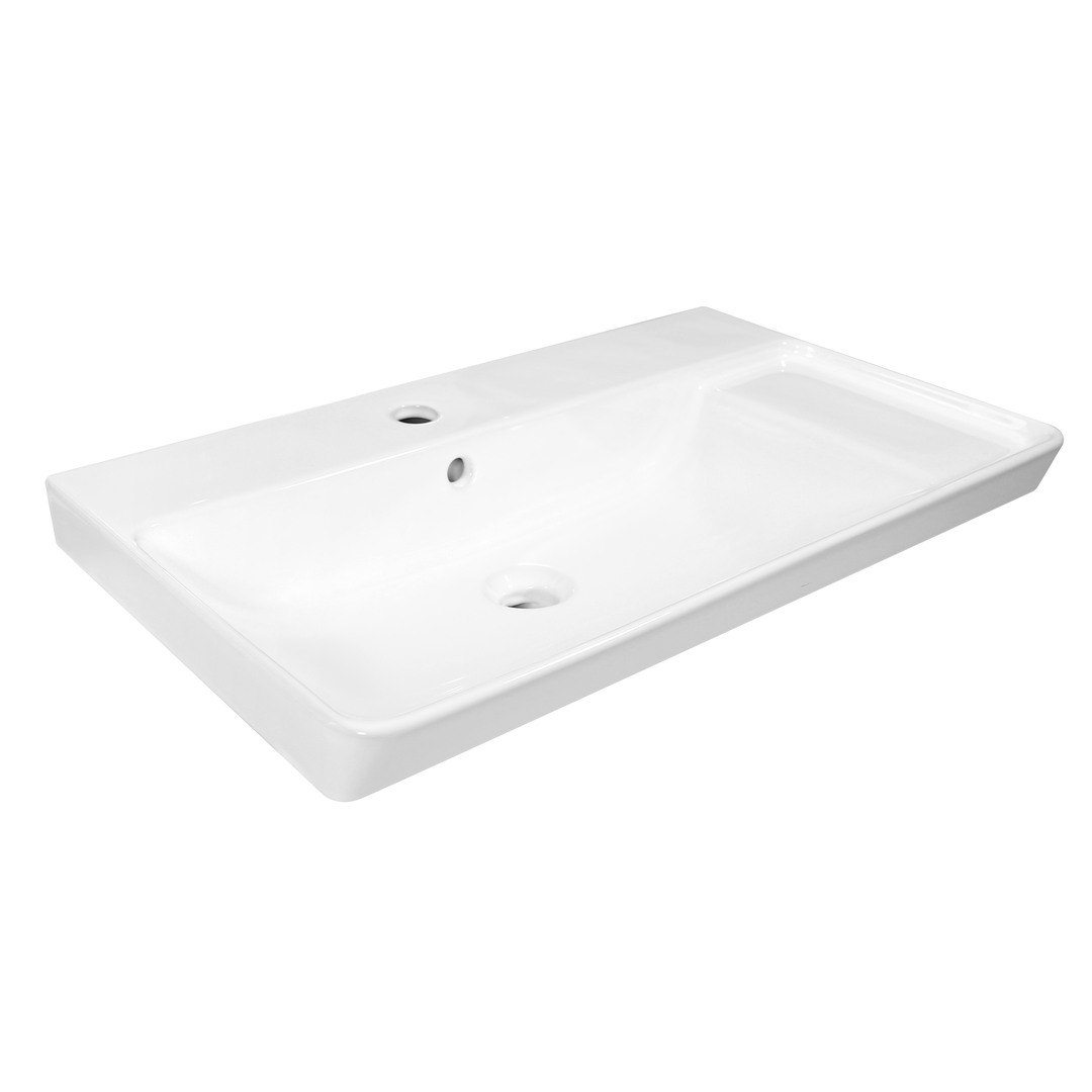 Νιπτήρας Sensea Easy ορθογώνιος λευκός μήκους 71.2cmGG9807